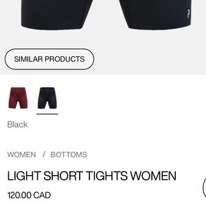 Peak Performance Black Athletic Shorts